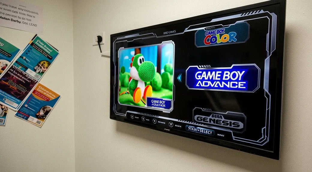 interactive screen used for student engagement and visual learning activities
