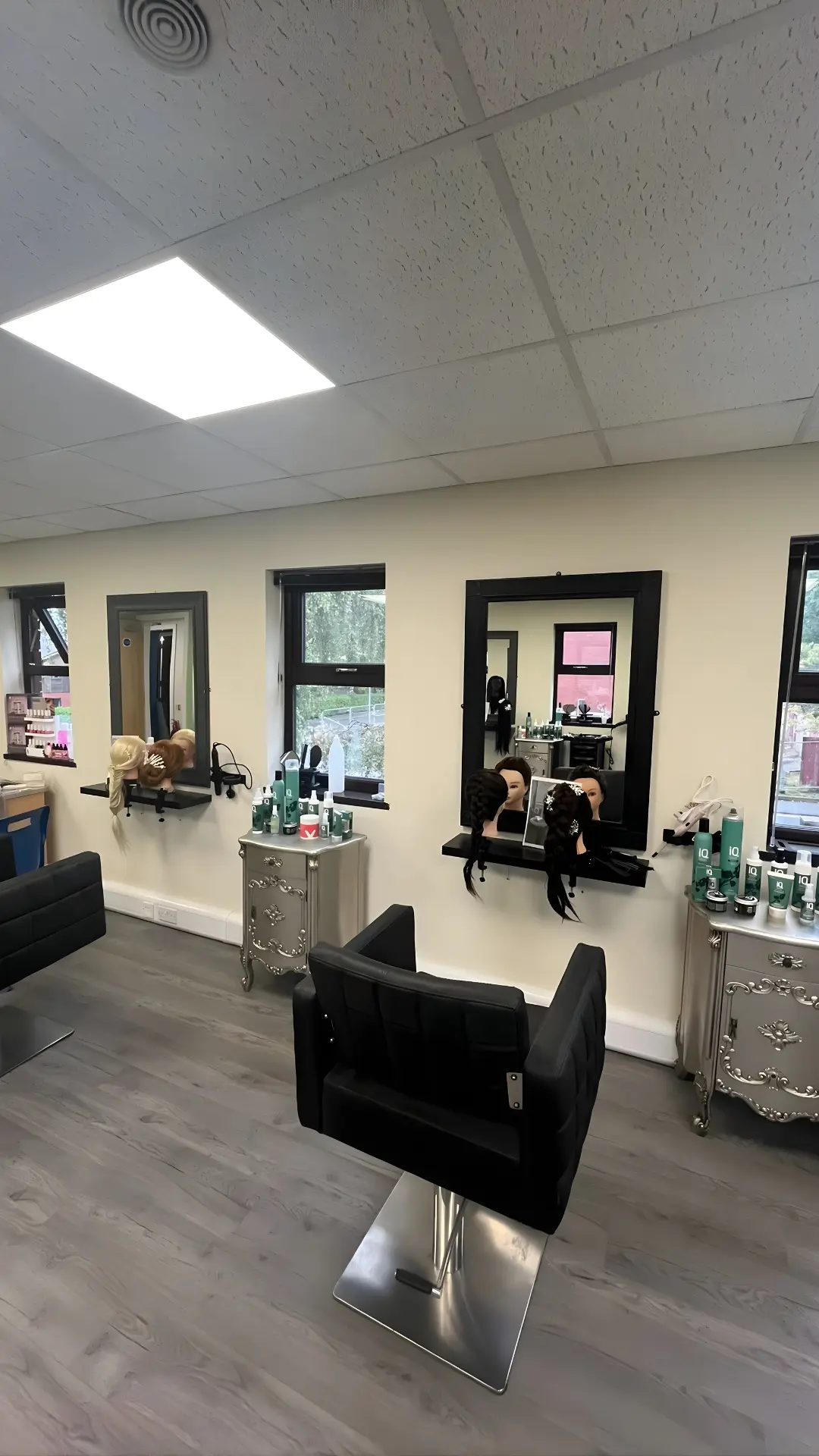 SEND school Wolverhampton hairdressing training classroom with practical learning setup